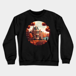 Amsterdam in the Autumn Crewneck Sweatshirt